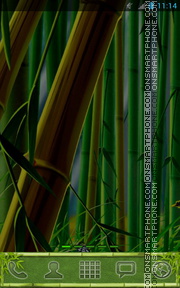 Bamboo Forest 02 es el tema de pantalla