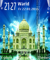 Taj Mahal es el tema de pantalla