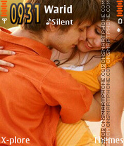 Kissing Couple theme screenshot