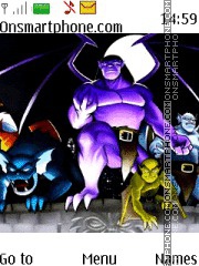 Gargoyles tema screenshot