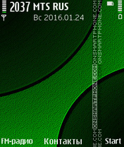 Capture d'écran Green Episode thème