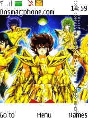 Capture d'écran Saint Seiya thème