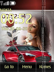 Aston Martin Rapide theme screenshot