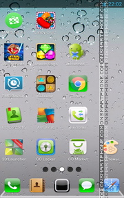 Capture d'écran iPhone Retina thème