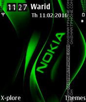 Green Nokia theme screenshot