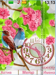 Birds tema screenshot