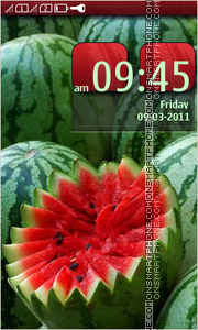 Capture d'écran Watermelons thème