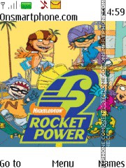Capture d'écran Rocket Power thème