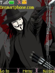 Capture d'écran V for Vendetta thème