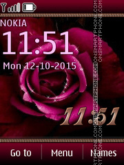 Pink Rose 07 tema screenshot