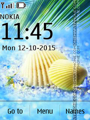 Seashell 01 tema screenshot