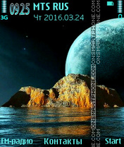 Outer Space tema screenshot