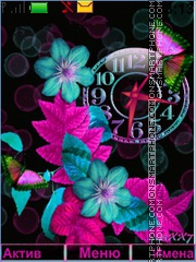 Flowers tema screenshot