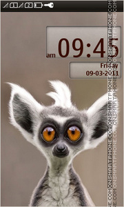 Capture d'écran Lemur thème