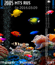 Aquarium tema screenshot