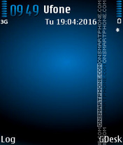 Grad blue theme screenshot