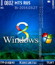 Windows 8 tema screenshot