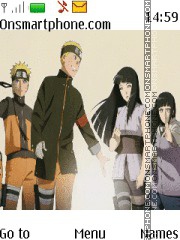 Capture d'écran Naruto & Hinata thème