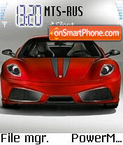 Ferrari F430 01 theme screenshot