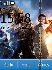 Fantastic Four tema screenshot