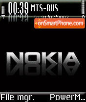 Скриншот темы Nokia Black Final