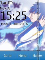 Vocaoid Kaito theme screenshot