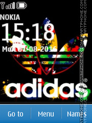 Adidas Color theme screenshot