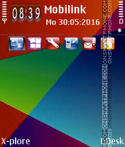 Mid Colors tema screenshot