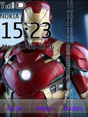 Iron Man tema screenshot