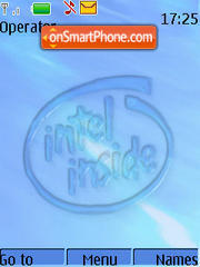 Capture d'écran Intel Inside Animated thème