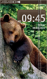 Capture d'écran Bear 12 thème