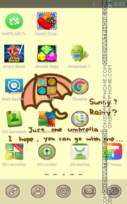 Rainy 01 theme screenshot