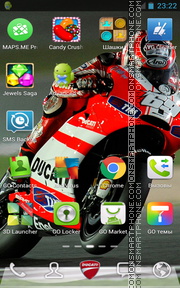 Скриншот темы Ducati 1095