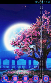 Cherry tree es el tema de pantalla