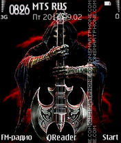 Death Metal theme screenshot