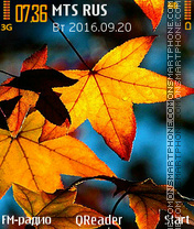 Скриншот темы Colors-Of-Fall