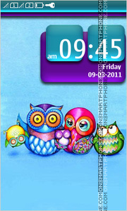 Owls 01 tema screenshot