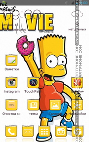 Bart Simpson 11 Theme-Screenshot
