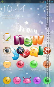 Happy New Year 2015 theme screenshot