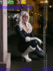 Blackcat Cosplay theme screenshot