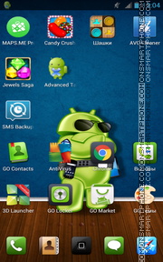 Android Style theme screenshot