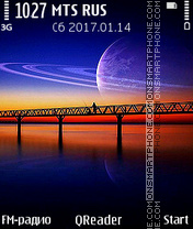 Night Collage theme screenshot