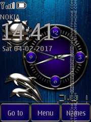 Blue Metal tema screenshot