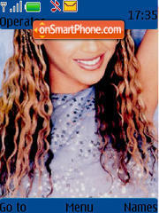 Beyonce 03 tema screenshot