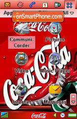 Скриншот темы Coca Cola 01
