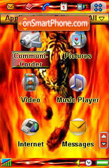Bangol Tiger theme screenshot