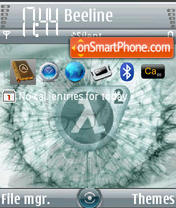 Optix V086 tema screenshot