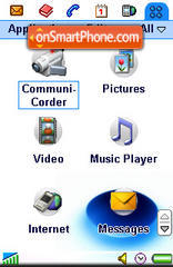 Blue Disc theme screenshot