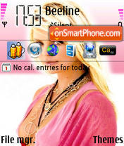 Charlize 01 tema screenshot