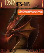 Dragon Braun tema screenshot